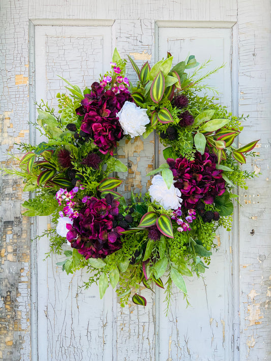 "Blackberry Mint Gin Spritzer"