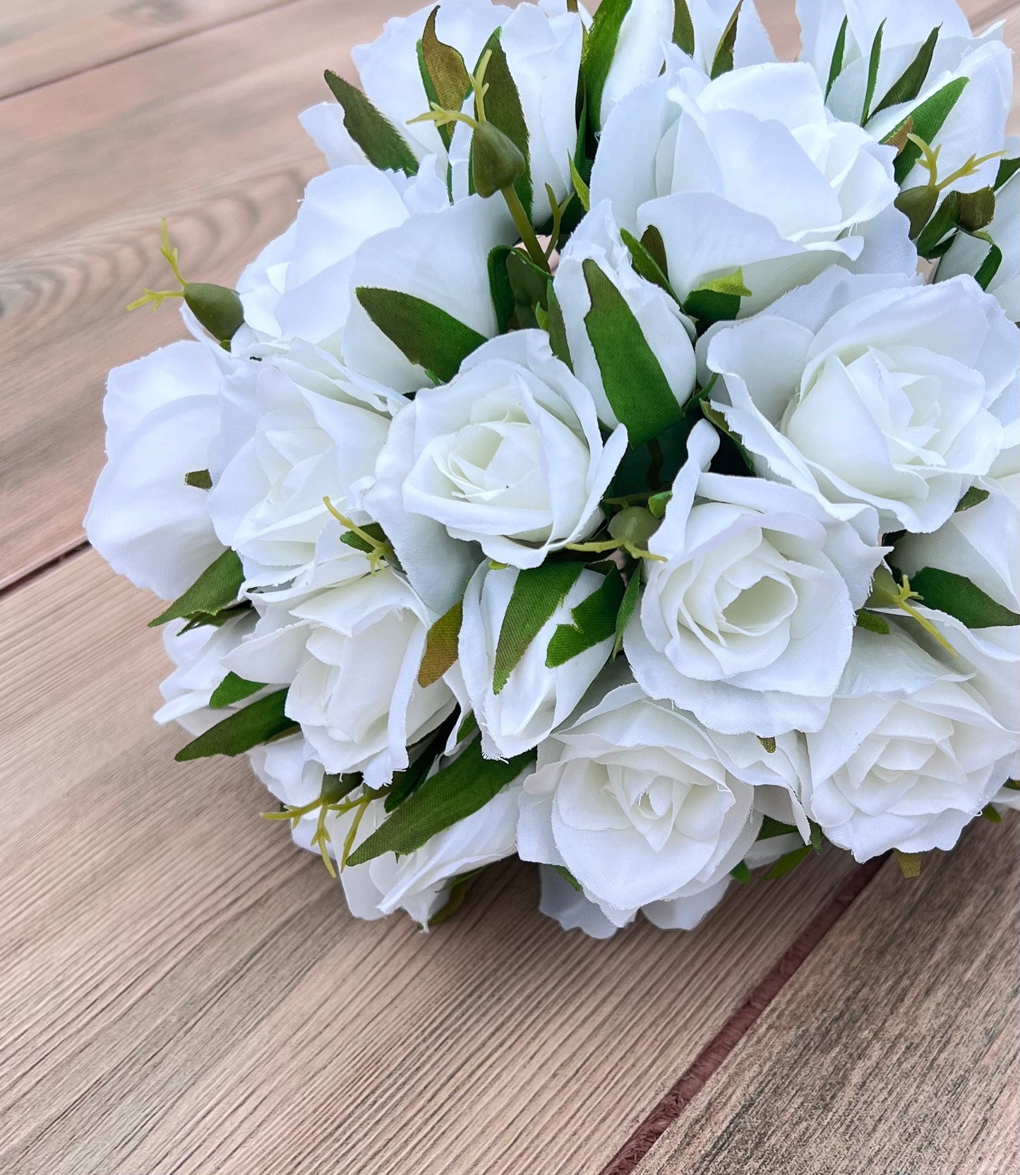 White Rose Bundle sourced by Gardenbug Designs featuring crisp white blooms and timeless garden-inspired elegance