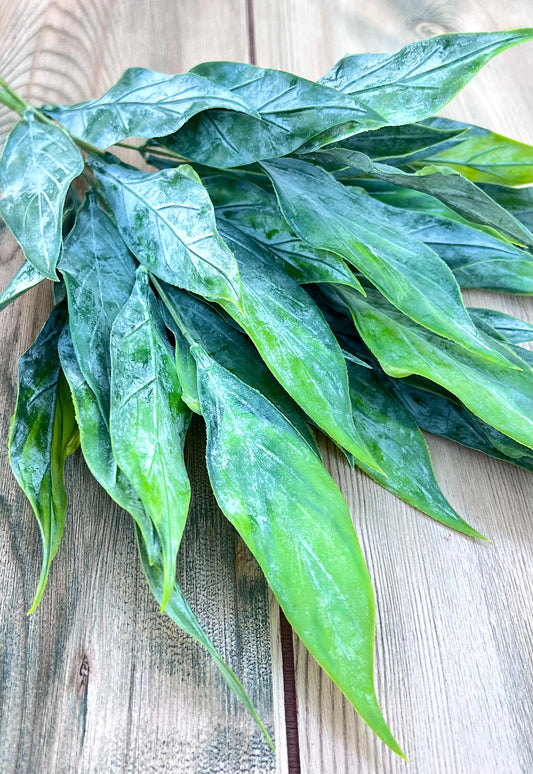 Leaf Bush- Green Tips sourced by Gardenbug Designs featuring layered foliage and natural directional movement