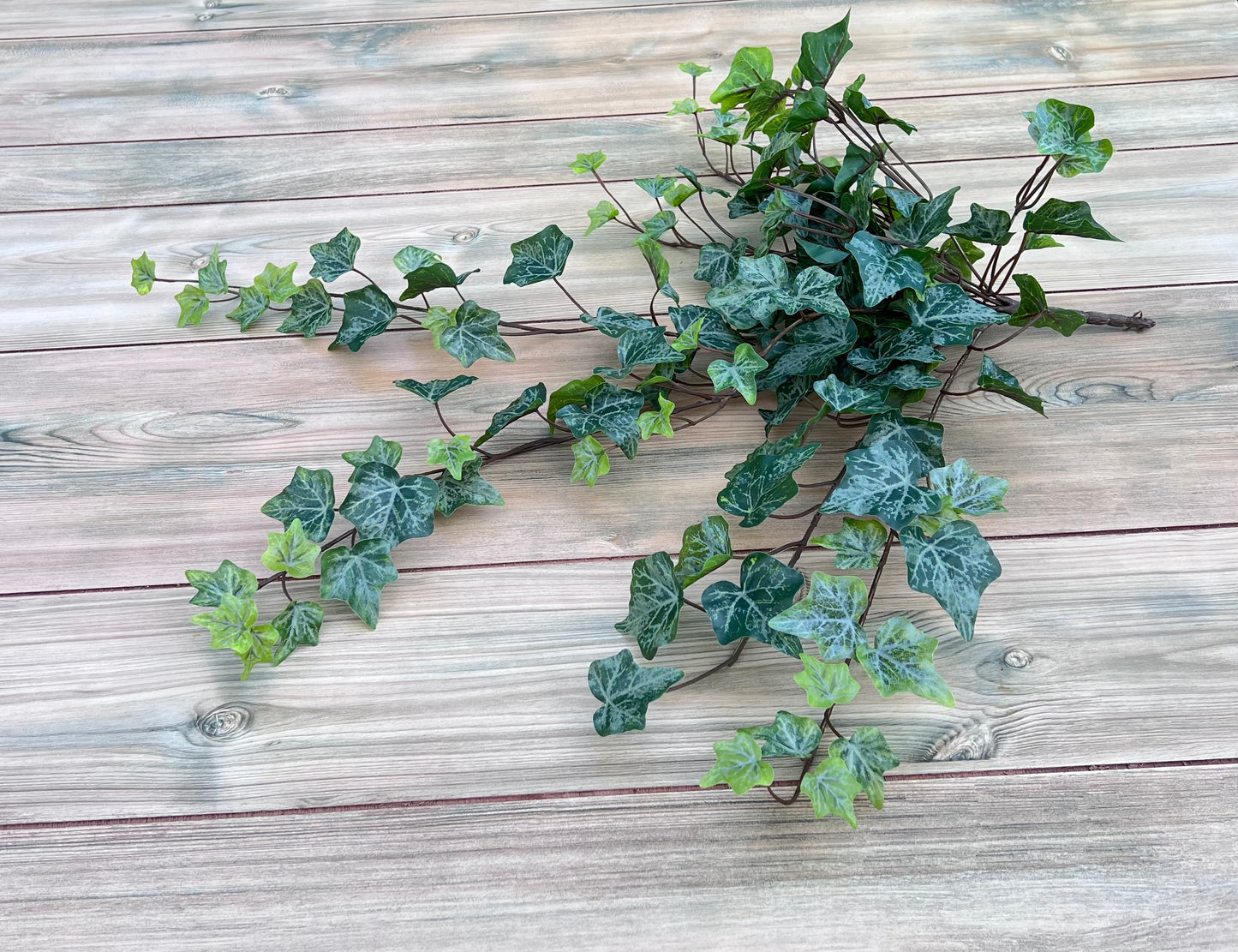 Alternate view of Hanging Ivy Bush — Frost showing natural drape, branching vines, and dimensional foliage