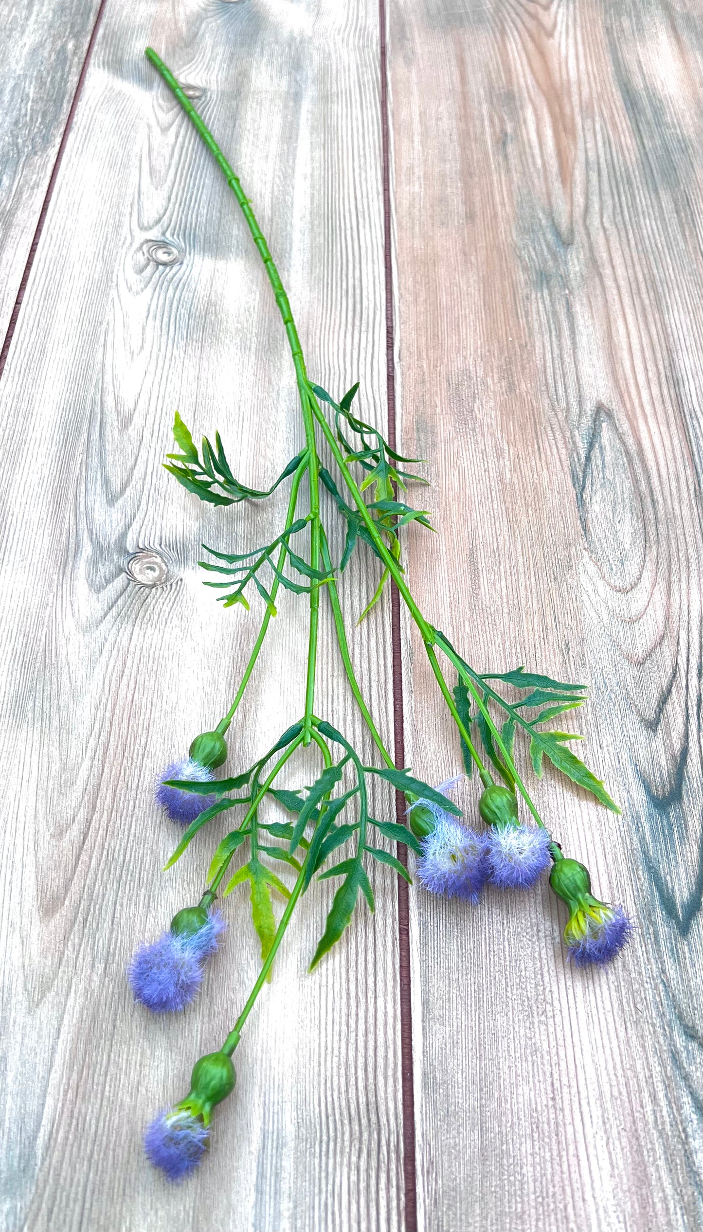 Purple Meadow Pod Spray shown from an alternate angle highlighting pod placement and stem structure