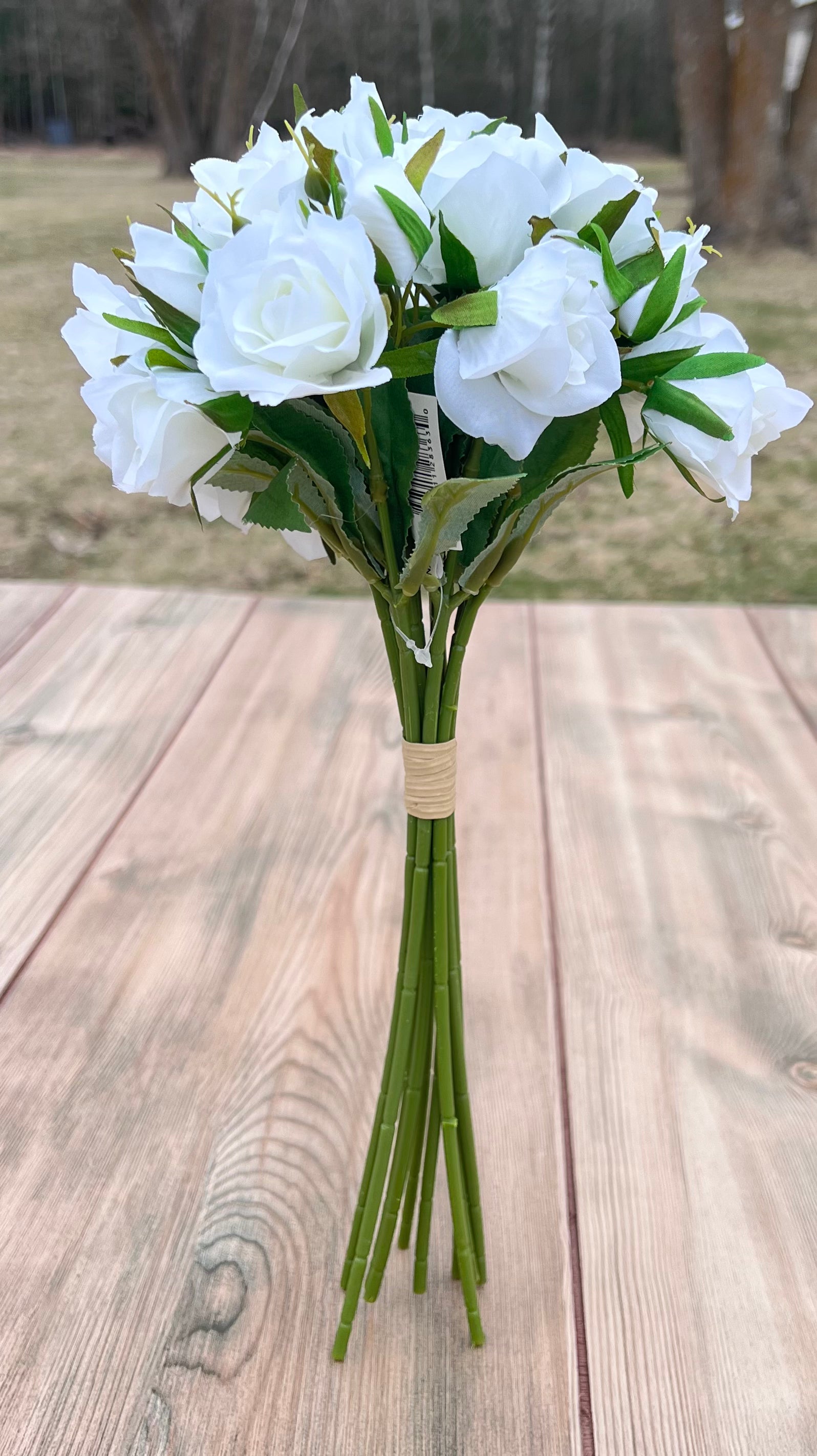 White Rose Bundle from a designer's perspective showing scale, fullness, and floral design potential