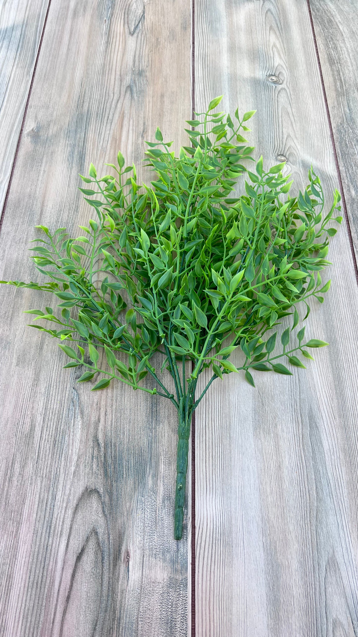 Full view of our Smilax faux greenery showing overall size, shape, and airy growth habit