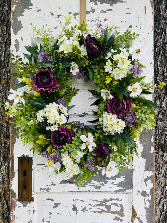 "Chalet Fleuri Botanical Wreath"