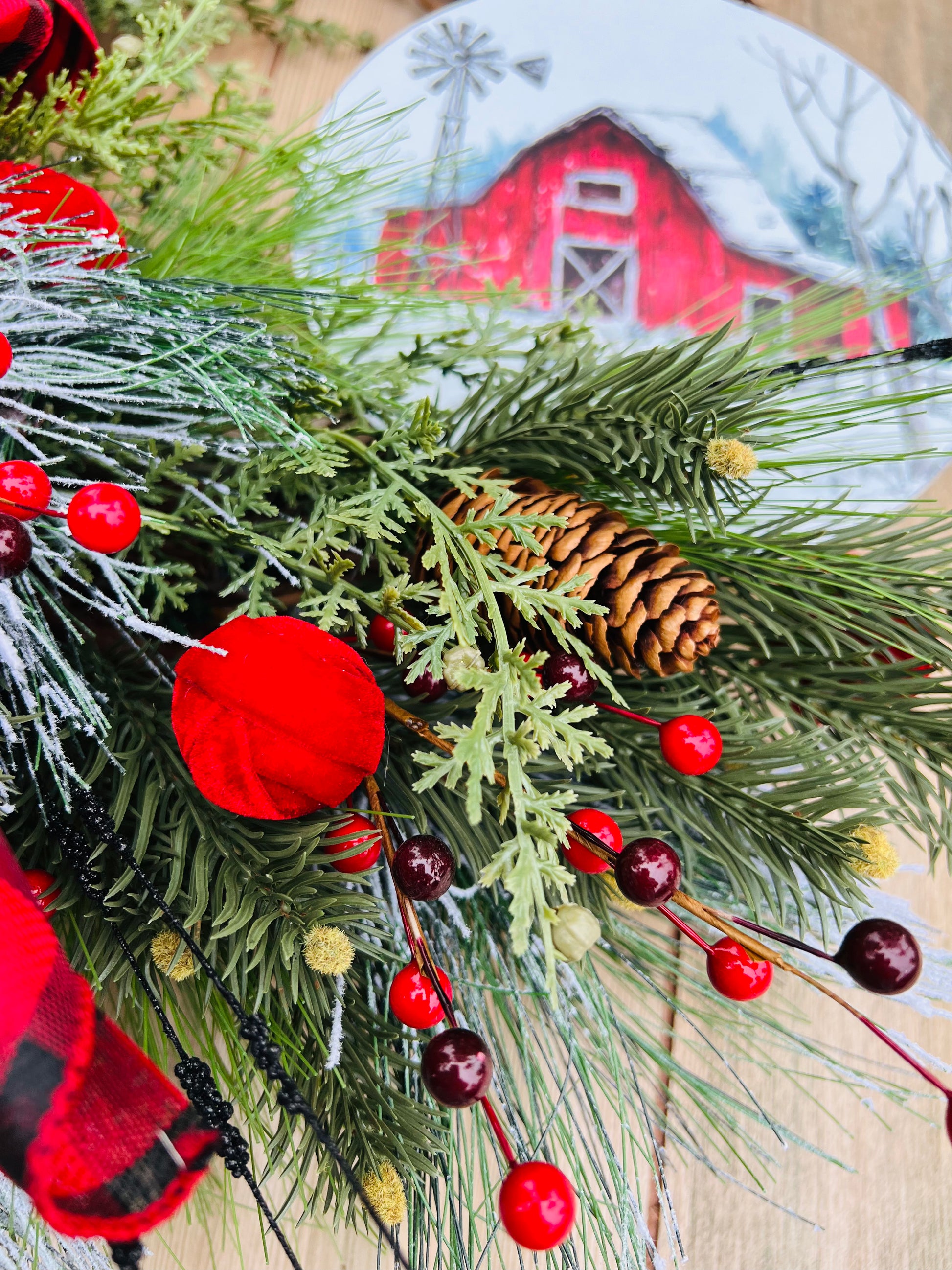 Realistic Christmas Pine Needle Branches For Diy Wreaths And - Temu